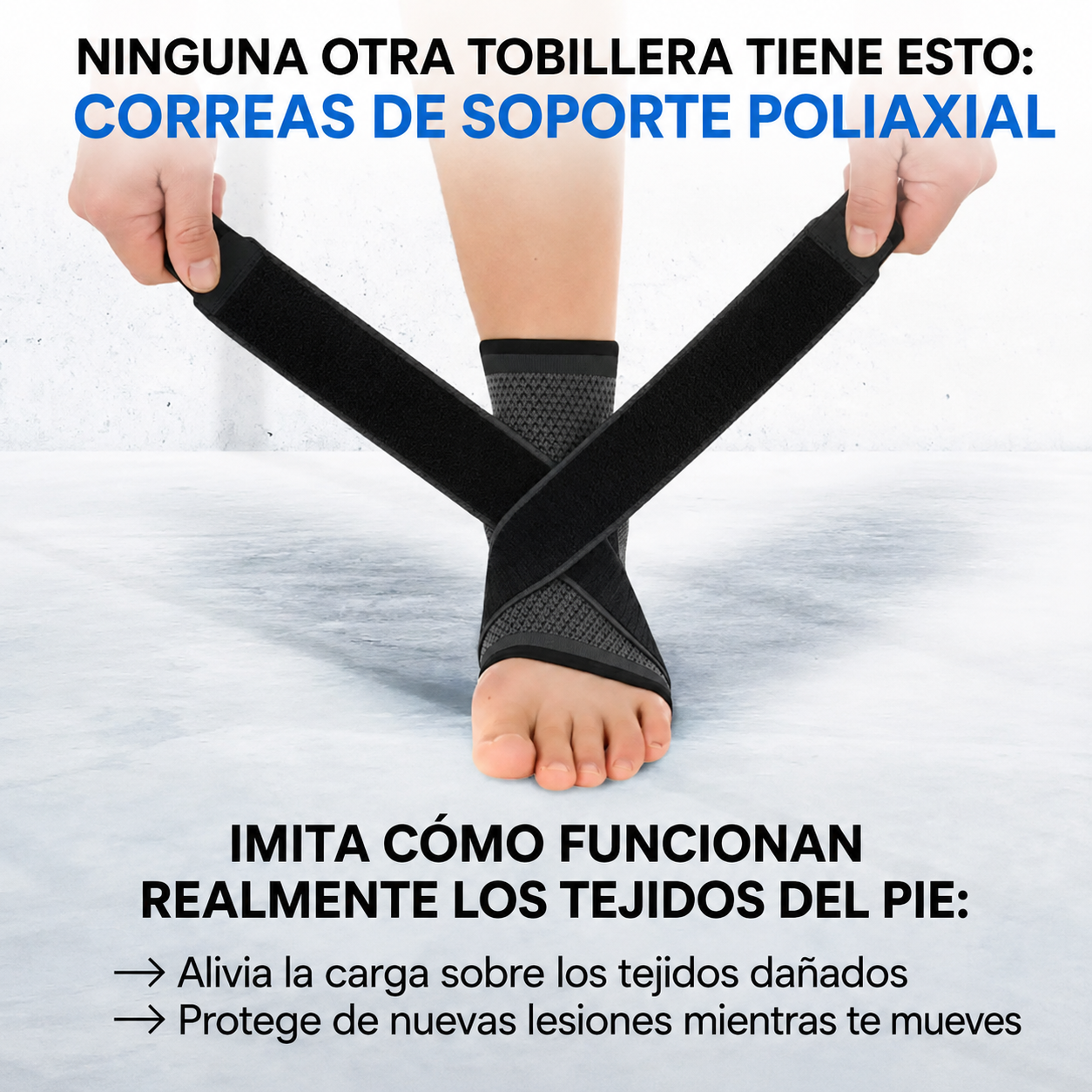 Soporte Compresivo Ajustable para Pie y Tobillo